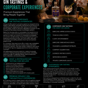 Corporate Gin Tastings